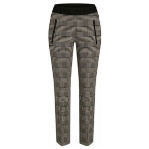 Cambio black & white plaid slim fit Renee pants - size 6